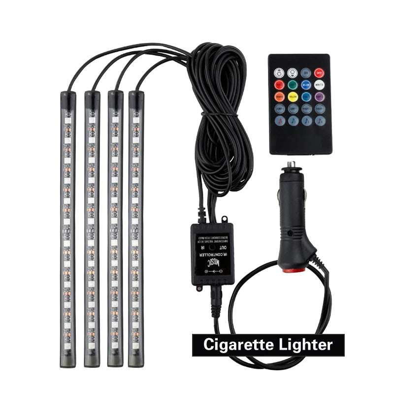 Indoor RGB LED Strip Light Decorative Floor Lamp