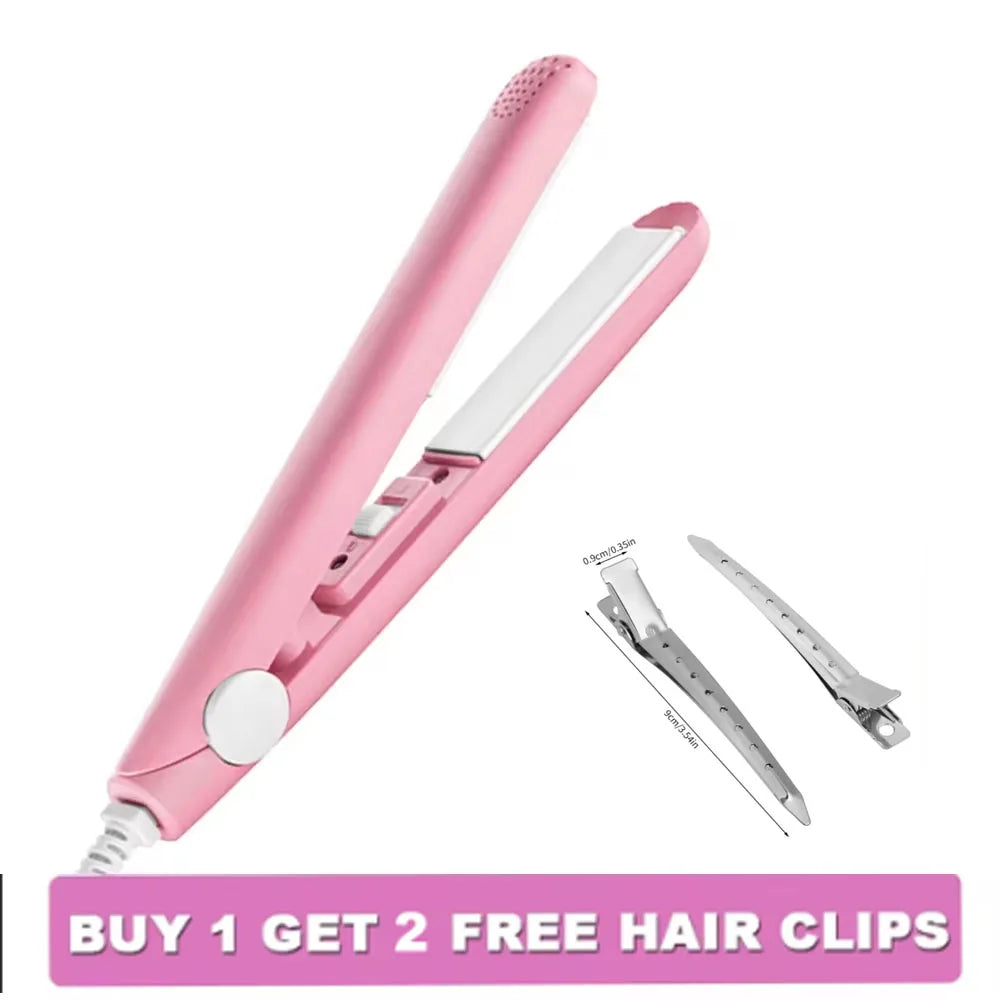 Mini hair straightener