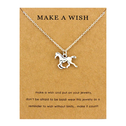 Glückskleeblatt-Anhänger mit vierblättrigem Kleeblatt, Halsketten mit Wellen, Meeresschildkröte, Schmuck für Frauen, Weihnachtsgeschenk für Liebhaber