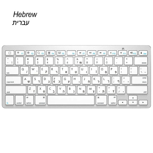 Universal Office Wireless Bluetooth Keyboard Ultra Slim Wireless Keyboard Compatible for iOS iPad Android Tablets Windows