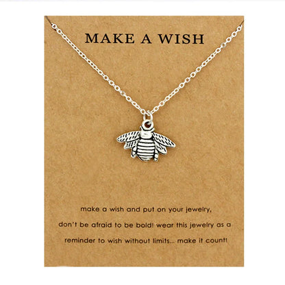 Glückskleeblatt-Anhänger mit vierblättrigem Kleeblatt, Halsketten mit Wellen, Meeresschildkröte, Schmuck für Frauen, Weihnachtsgeschenk für Liebhaber