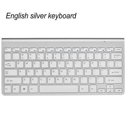 Slim Mini USB Wireless Keyboard Small Computer Wireless Keyboards Compact External Keyboard for Laptop Tablet Windows Desktop PC