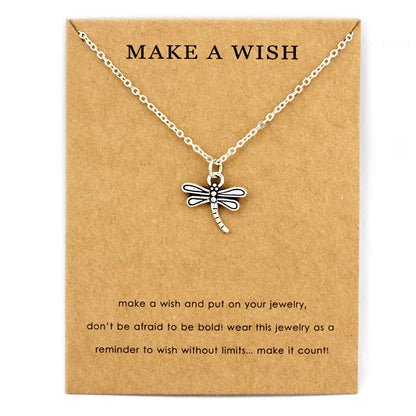 Glückskleeblatt-Anhänger mit vierblättrigem Kleeblatt, Halsketten mit Wellen, Meeresschildkröte, Schmuck für Frauen, Weihnachtsgeschenk für Liebhaber