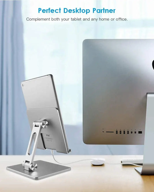 Aluminium Alloy Phone Holder Stand Mobile Smartphone Support Tablet Desk Portable Metal Cell Phone Holder for iPhone iPad