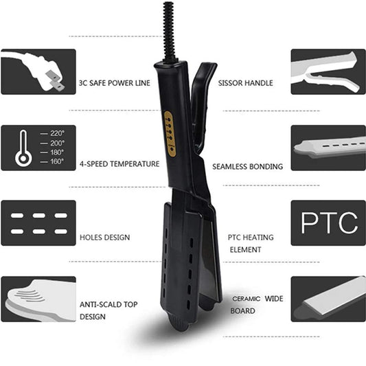 Professional four-gear hair straightener