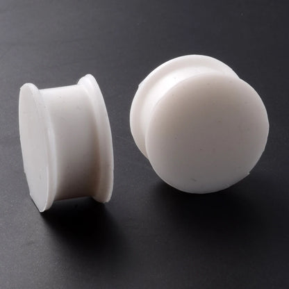 1 Pair Silicone Flexible Thick Ear stretcher Flared Plugs Solid Flesh Tunnel Big Size Ear Gauge Expandar Ear Piercing Jewelry  3mm-50mm