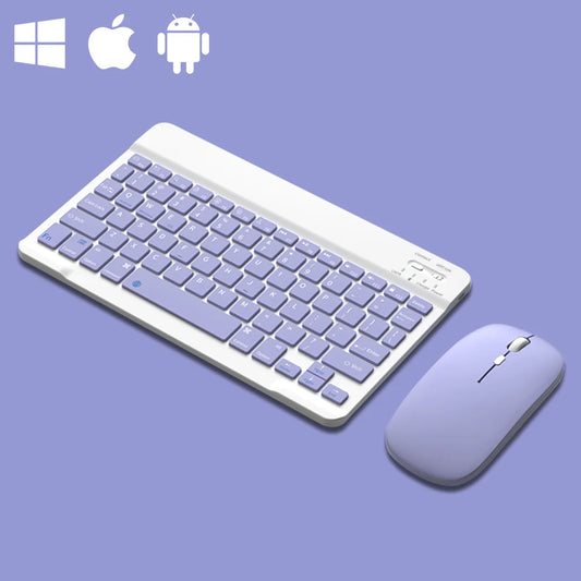 For iPad Mini Keyboard For Android iOS Windows Bluetooth Wireless Keyboard For Samsung Apple Phone Tablet Keyboard and Mouse
