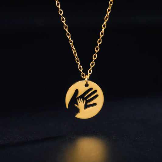 Halskette mit Palmen-Anhänger von Skyrim, Geschenk für Familienmutter, Herren- und Damen-Anhänger, Schmuck, Modetrend