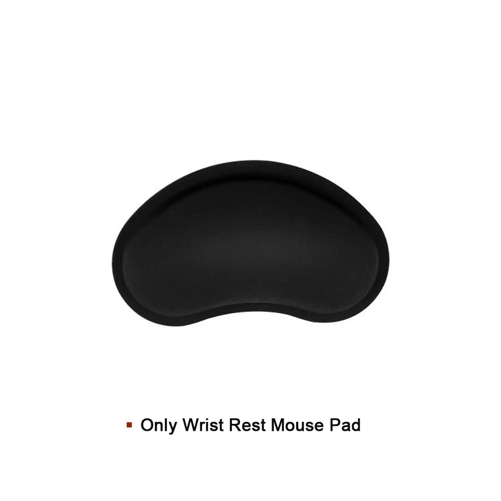 Keyboard Wrist Rest Mouse Pad with Wrist Support Memory Foam Keyboard Pad Set Ergonomic Mousepad for Office Gaming PC Laptop