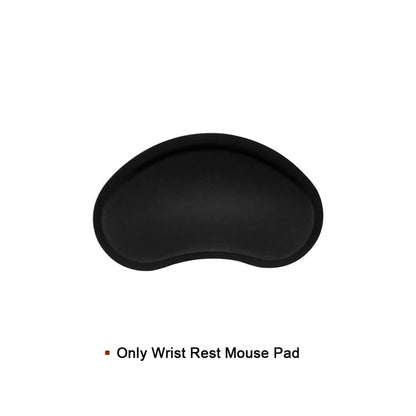 Keyboard Wrist Rest Mouse Pad with Wrist Support Memory Foam Keyboard Pad Set Ergonomic Mousepad for Office Gaming PC Laptop