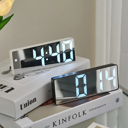 Creative LED Digital Alarm Clock Electronic Digital Alarm Clock Digital Clock Table Clock Room Desk Decor Exquisite Home Decor