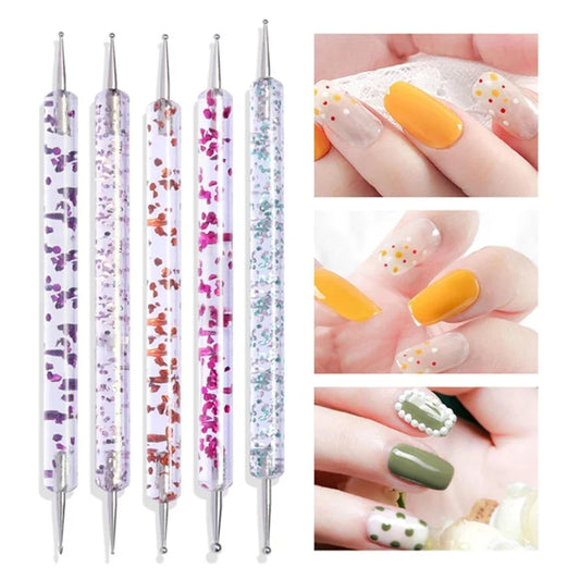 Nail Art Liner Brush Set, 5/pcs