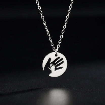 Halskette mit Palmen-Anhänger von Skyrim, Geschenk für Familienmutter, Herren- und Damen-Anhänger, Schmuck, Modetrend