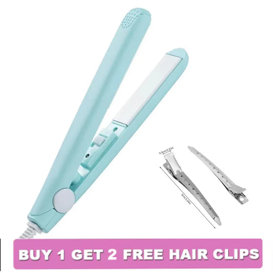 Mini hair straightener