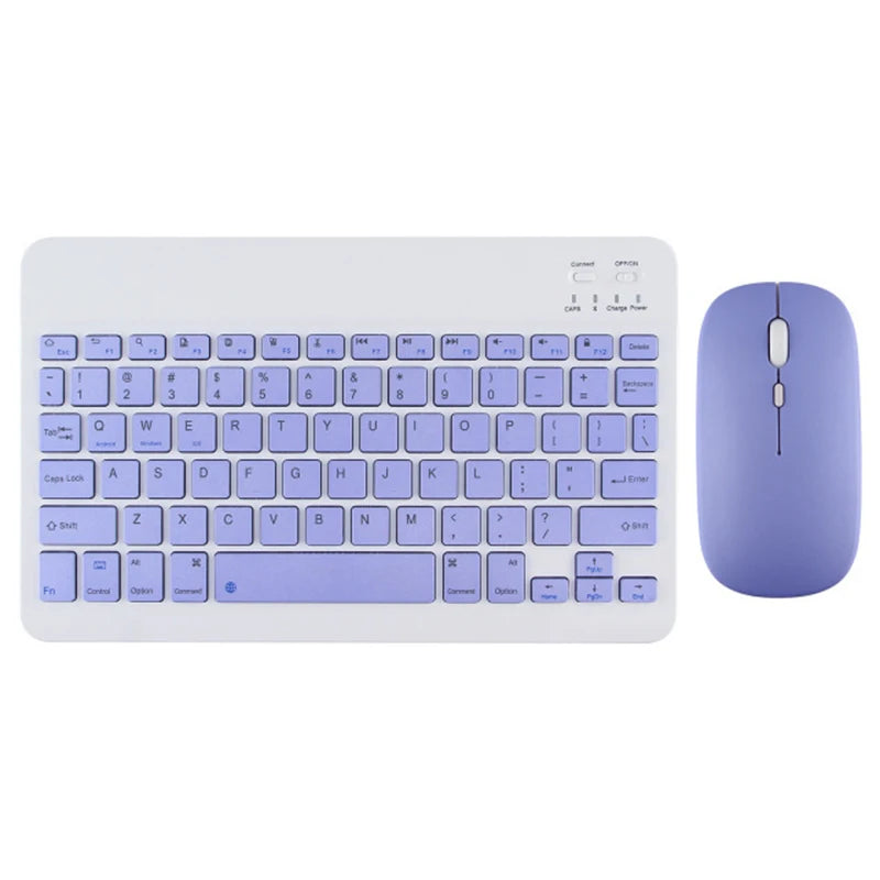 XIAOMI Bluetooth Wireless Keyboard Portable Ultra-Slim Mouse Keyboard Set Rechargeable For Android Windows Tablet iPhone iPad