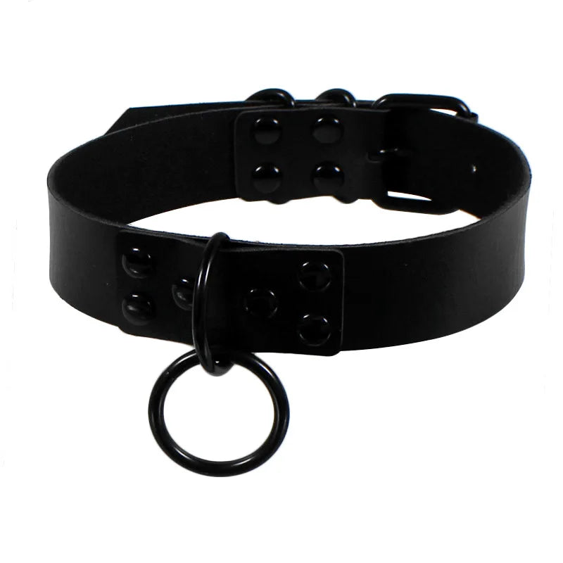 Harajuku Punk Rock Gothic Halsband Halskette Frauen Sexy PU Leder Herz Schloss Schlüssel Spike Kragen Chocker Gothic Cosplay Zubehör