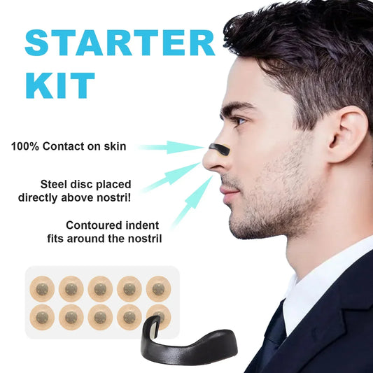 Magnetic Nasal Dilator Sleep Nasal Breathing Dilators Starter Kit Nose Breathe Sticker Sports Nasal Strips Reduce Snoring Device