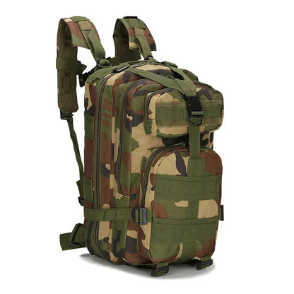 Outdoor 3P Tactical Backpack 30L First Aid Bag Sport Trekking Hiking Camping Hunting Knapsack Climbing Riding Training Rucksack