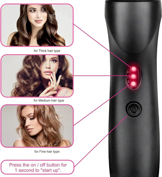 Professional hot pink electric comb.