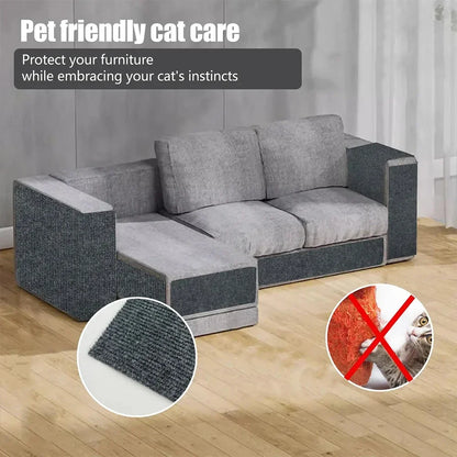 Anti-cat Scratching Sofa Protector Scraper for Cats Cat Crawling Mat Friction Crawling Frame Self-adhesive Carpet Tree Scratcher