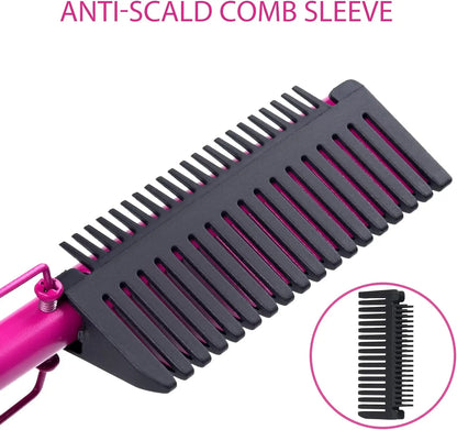 Professional hot pink electric comb.