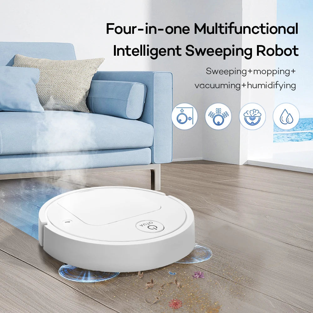 Xiaomi 4 In 1 Sweeping Robot Vacuum Cleaner Smart Automatic Air Purification Spray Humidification Quiet Strong Mopping Cleaning