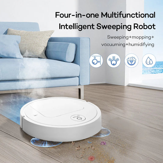 Xiaomi 4 In 1 Sweeping Robot Vacuum Cleaner Smart Automatic Air Purification Spray Humidification Quiet Strong Mopping Cleaning