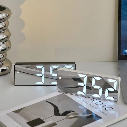 Creative LED Digital Alarm Clock Electronic Digital Alarm Clock Digital Clock Table Clock Room Desk Decor Exquisite Home Decor