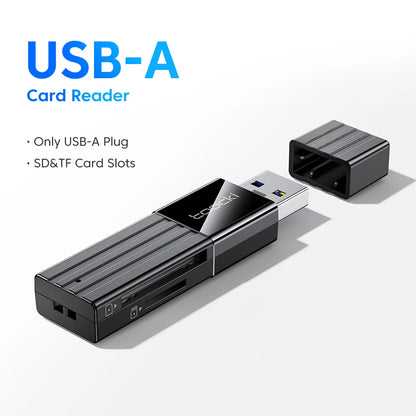 Toocki SD Card Reader USB 3.0 2.0 To Micro SD TF Memory Card Adapter For PC Laptop Mobile Phone Accessorie USB Flash Memory Card