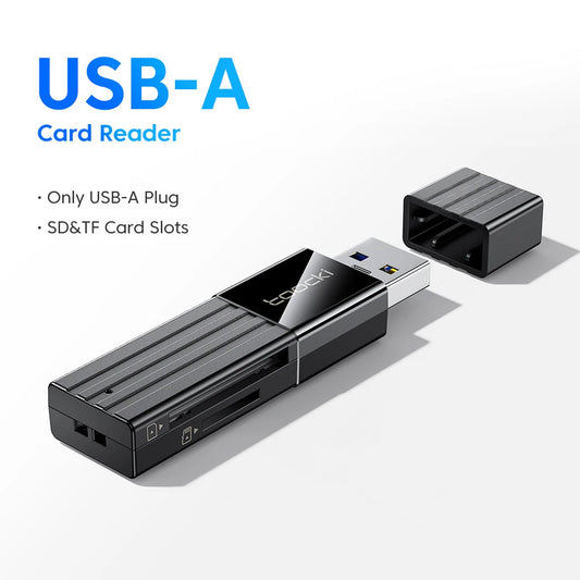 Toocki SD Card Reader USB 3.0 2.0 To Micro SD TF Memory Card Adapter For PC Laptop Mobile Phone Accessorie USB Flash Memory Card