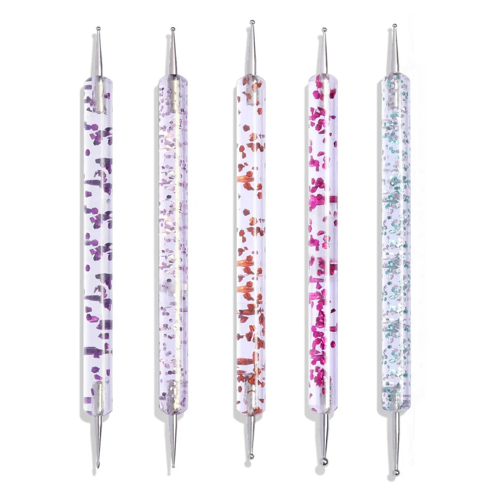 Nail Art Liner Brush Set, 5/pcs
