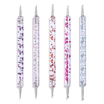 Nail Art Liner Brush Set, 5/pcs