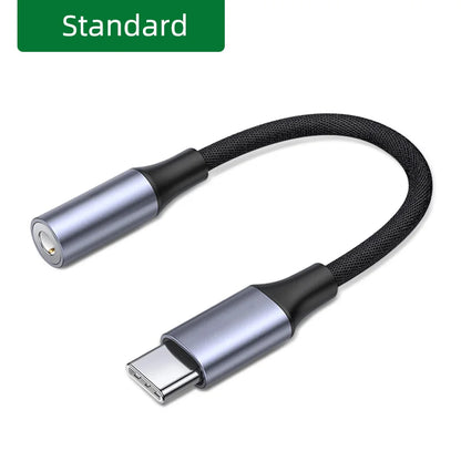Original USB Type-C to 3.5mm Aux Adapter Cable with Type-C Connector