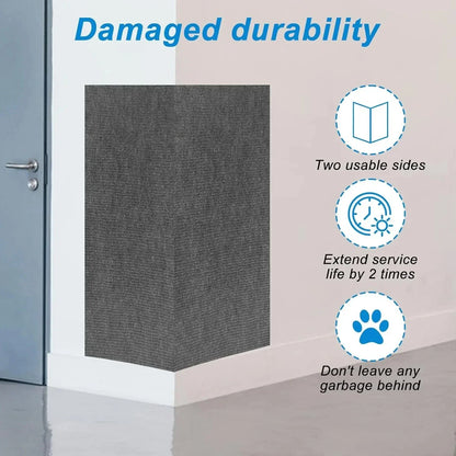 Anti-cat Scratching Sofa Protector Scraper for Cats Cat Crawling Mat Friction Crawling Frame Self-adhesive Carpet Tree Scratcher