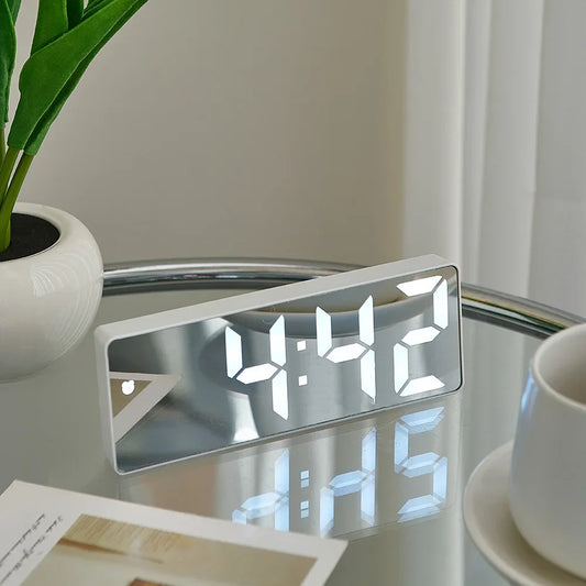 Creative LED Digital Alarm Clock Electronic Digital Alarm Clock Digital Clock Table Clock Room Desk Decor Exquisite Home Decor