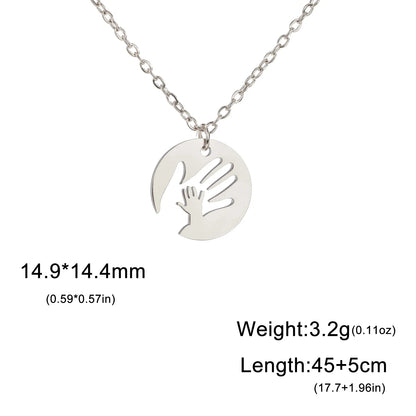 Halskette mit Palmen-Anhänger von Skyrim, Geschenk für Familienmutter, Herren- und Damen-Anhänger, Schmuck, Modetrend