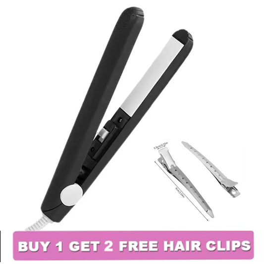 Mini hair straightener