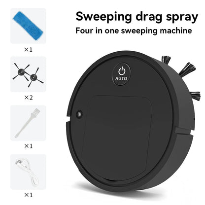 Xiaomi 4 In 1 Sweeping Robot Vacuum Cleaner Smart Automatic Air Purification Spray Humidification Quiet Strong Mopping Cleaning
