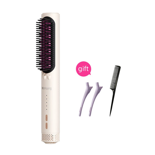 Multifunctional hair straightening brush.