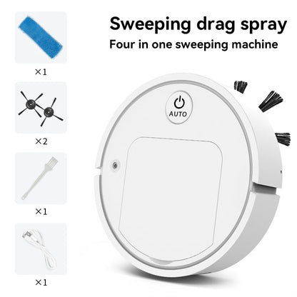 Xiaomi 4 In 1 Sweeping Robot Vacuum Cleaner Smart Automatic Air Purification Spray Humidification Quiet Strong Mopping Cleaning
