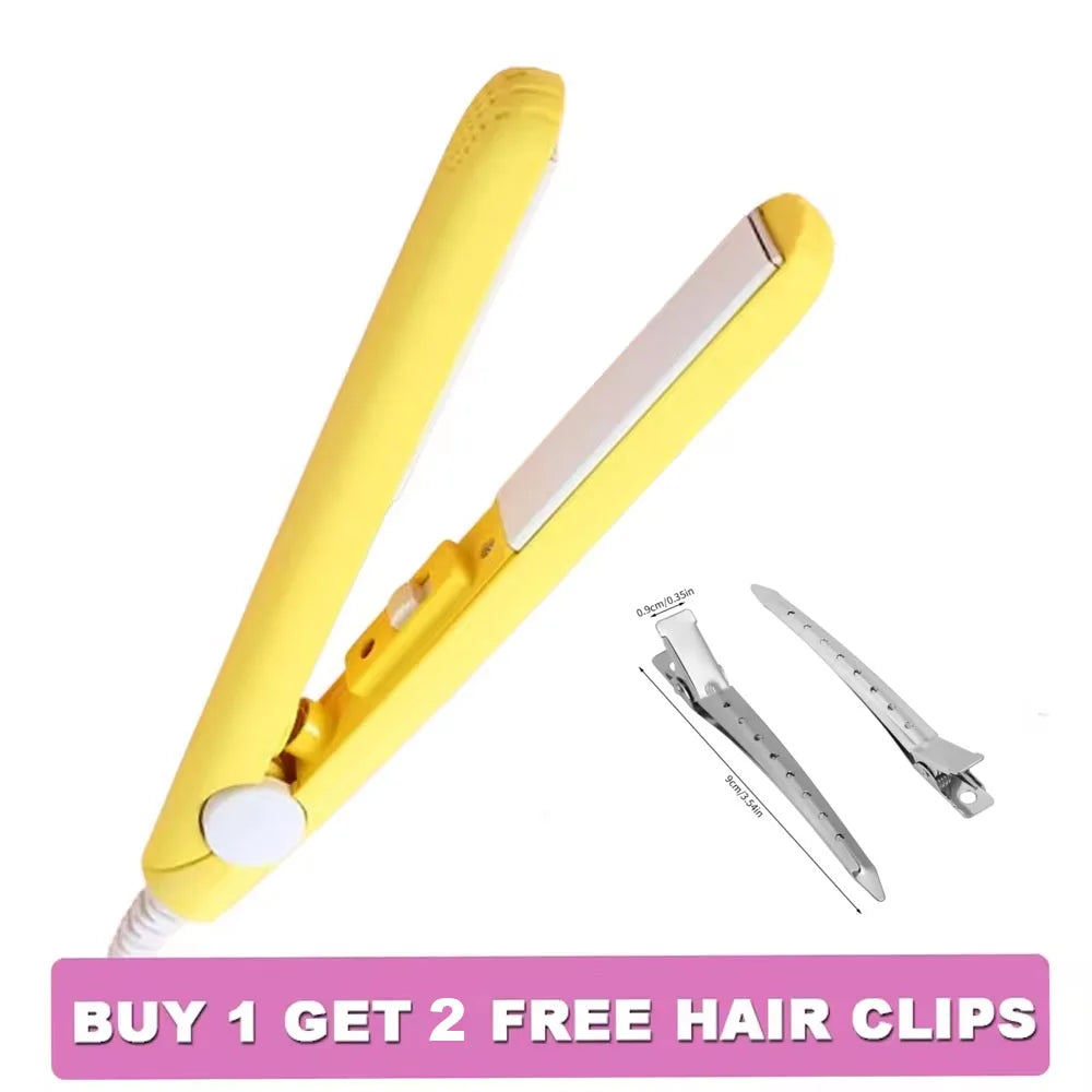 Mini hair straightener