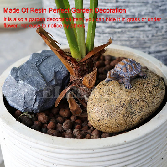 Sight Secret Rock Stone Shape Key Safe Box Hidden Storage Compartment For Home Garden .