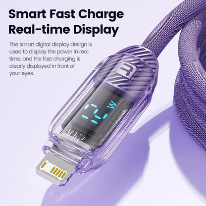 Toocki USB Cable for iPhone 14 13 Pro Max 2.4A PD Fast Charging Charger iP Cable for iPad Data Cord iPhone X XS XR Lighting Wire