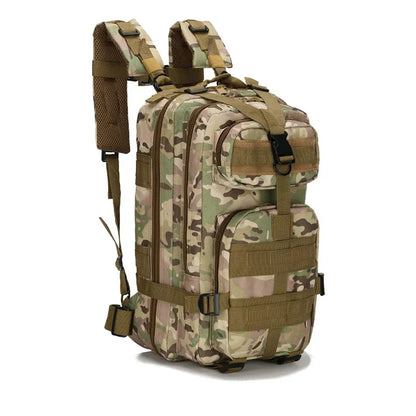 Outdoor 3P Tactical Backpack 30L First Aid Bag Sport Trekking Hiking Camping Hunting Knapsack Climbing Riding Training Rucksack