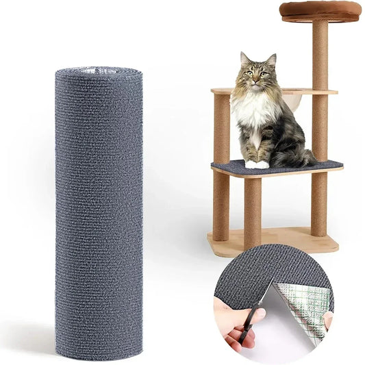 Anti-cat Scratching Sofa Protector Scraper for Cats Cat Crawling Mat Friction Crawling Frame Self-adhesive Carpet Tree Scratcher