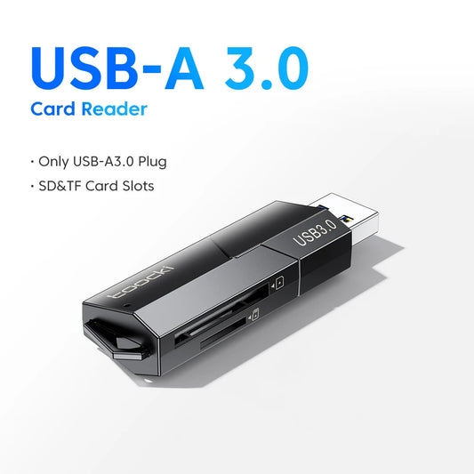Toocki SD Card Reader USB 3.0 2.0 To Micro SD TF Memory Card Adapter For PC Laptop Mobile Phone Accessorie USB Flash Memory Card