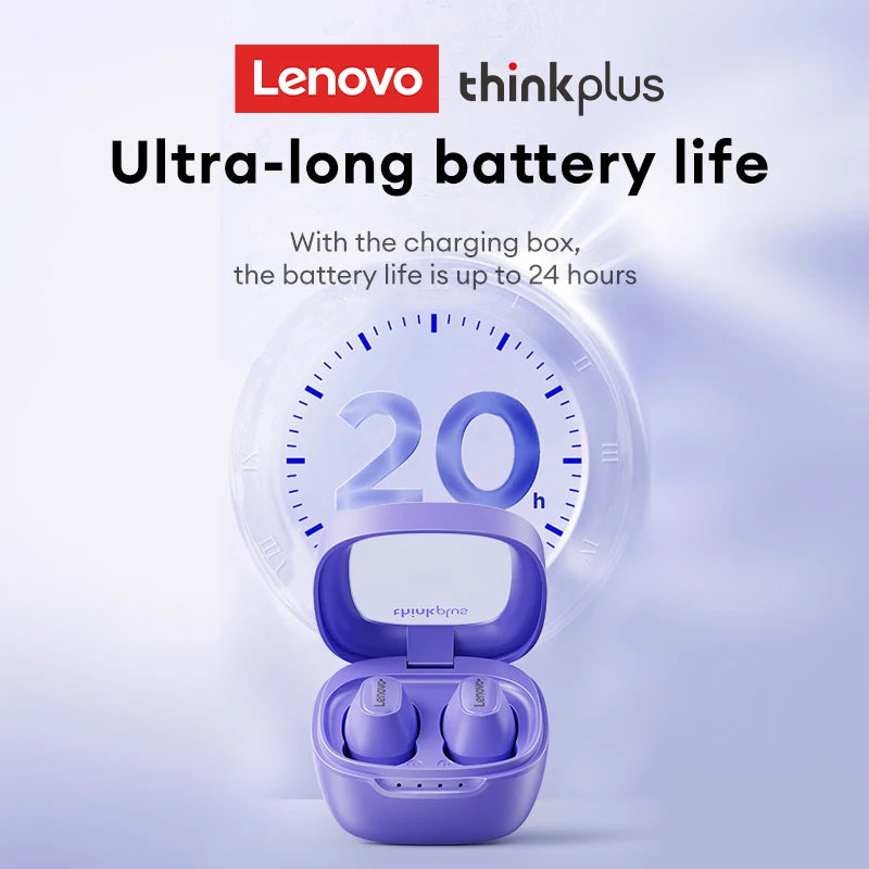 Lenovo XT62 Wireless Bluetooth 5.3 Earphones Noise Reduction Low Latency TWS Touch Control Headphones With Mic Sport Earbud New