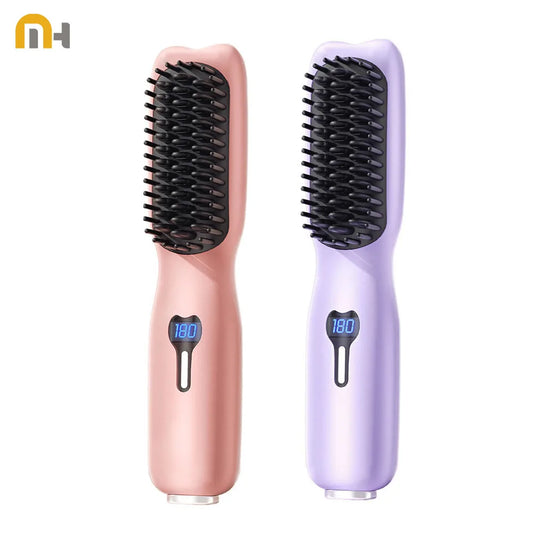 Multifunctional electric comb for straightening hair.