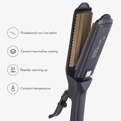 Ceramic curling iron for cute hairstyles