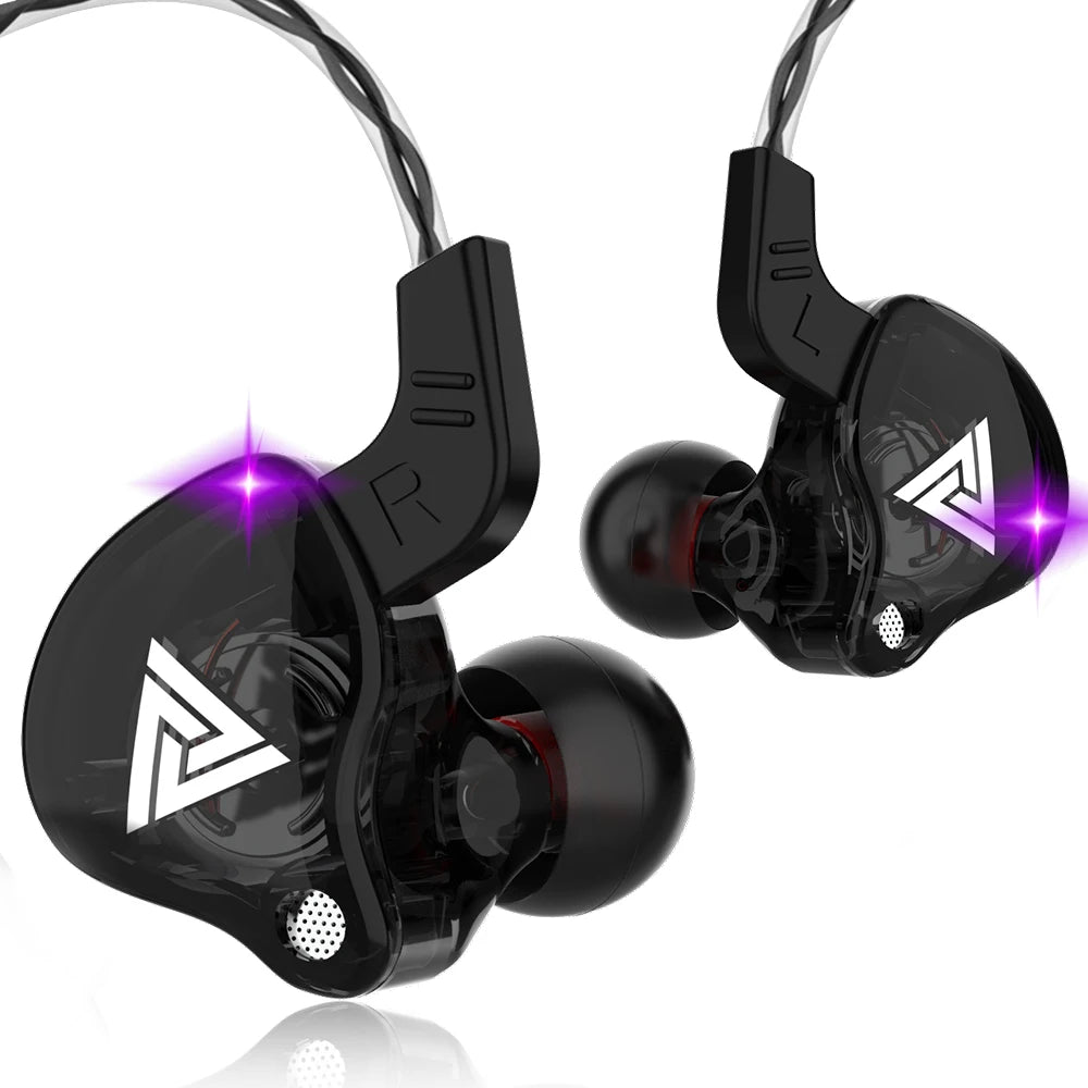 Sports Earphone InEar Drive by Wire with Microphone Extra Bass Stereo Surround Handfree Cellphone Headset Hi-Res Certification